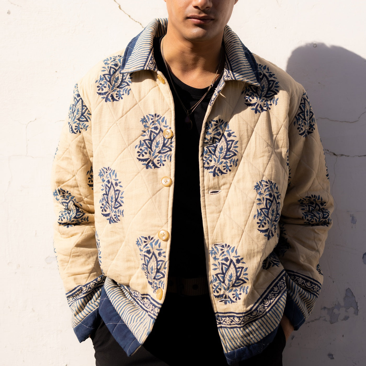 Paisley Hand Blocked Jacket