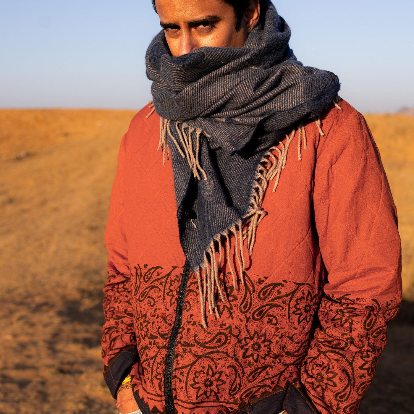 Jaal Hand Blocked Jacket