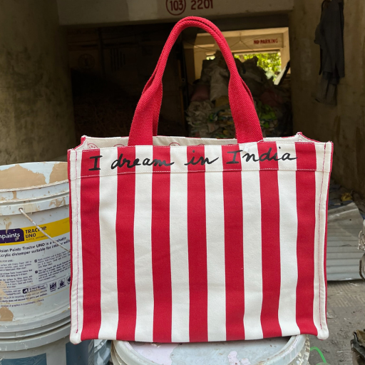 Tara Tote (Vermillion Red)