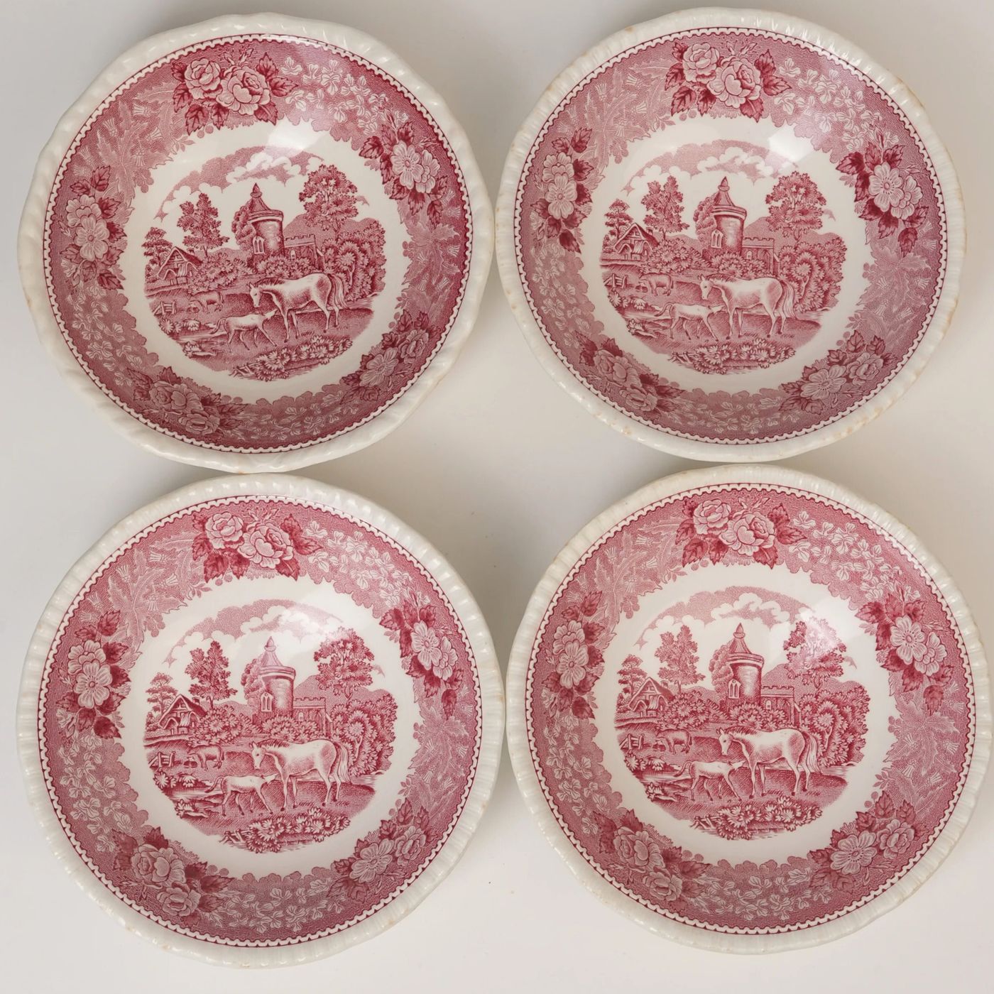 Adams 'English Scenic' Stew Bowls (Set of 4)