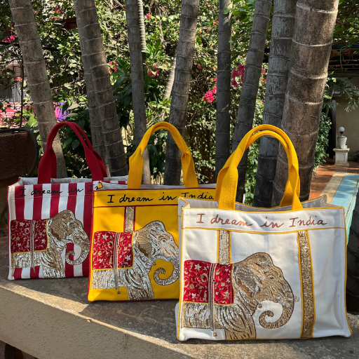 Tara Tote (Vermillion Red)