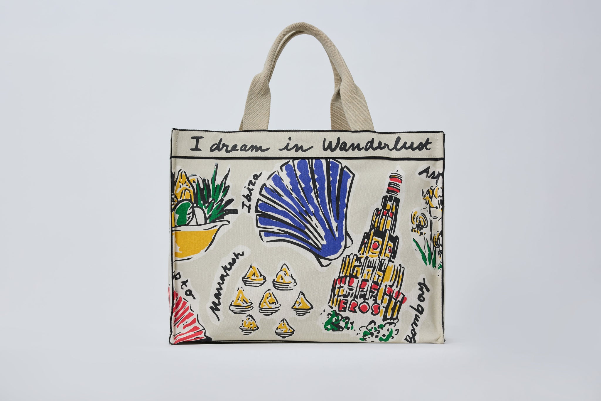 The Wanderlust Tote (Pearl)