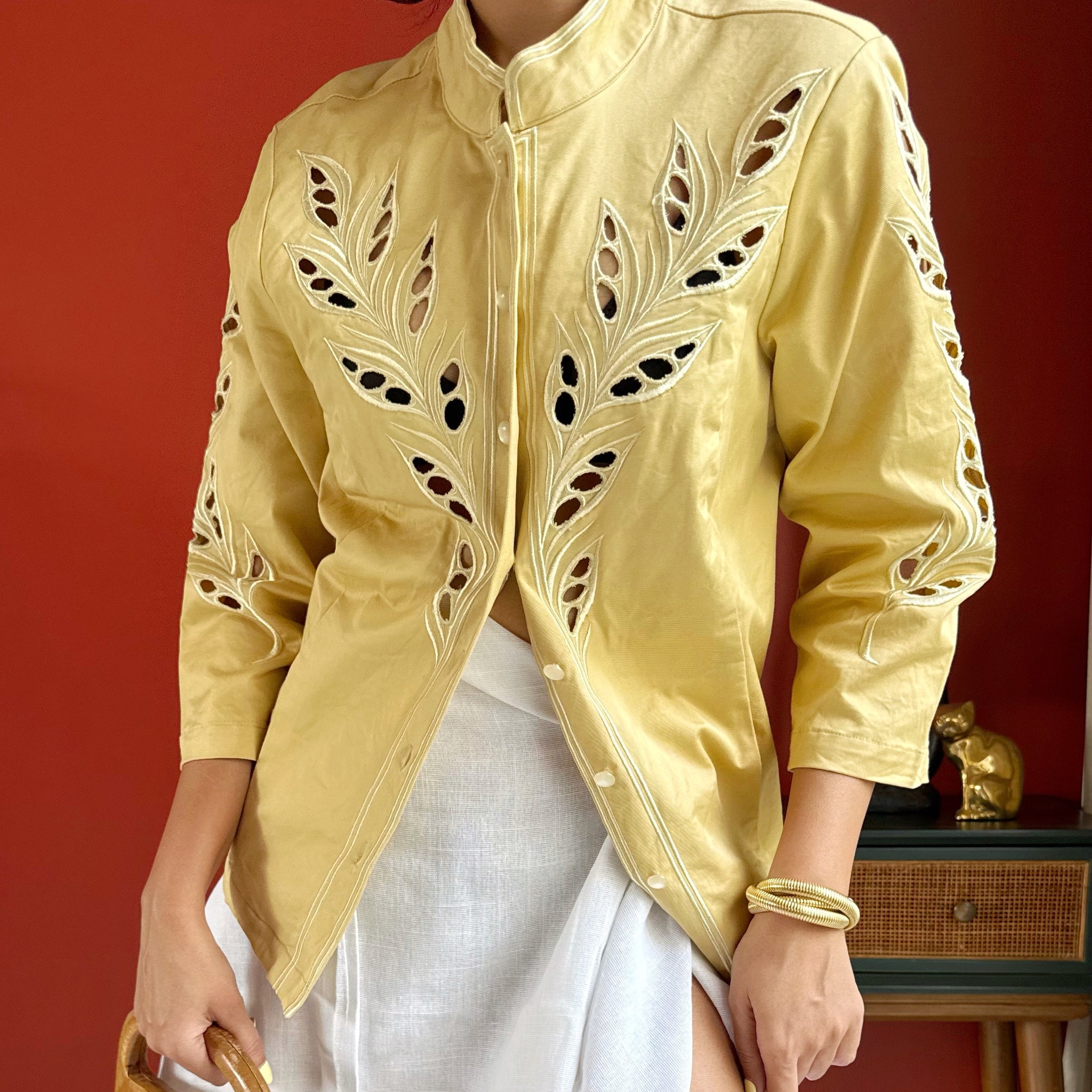 '90s Bob Mackie Wearable Art Shirt