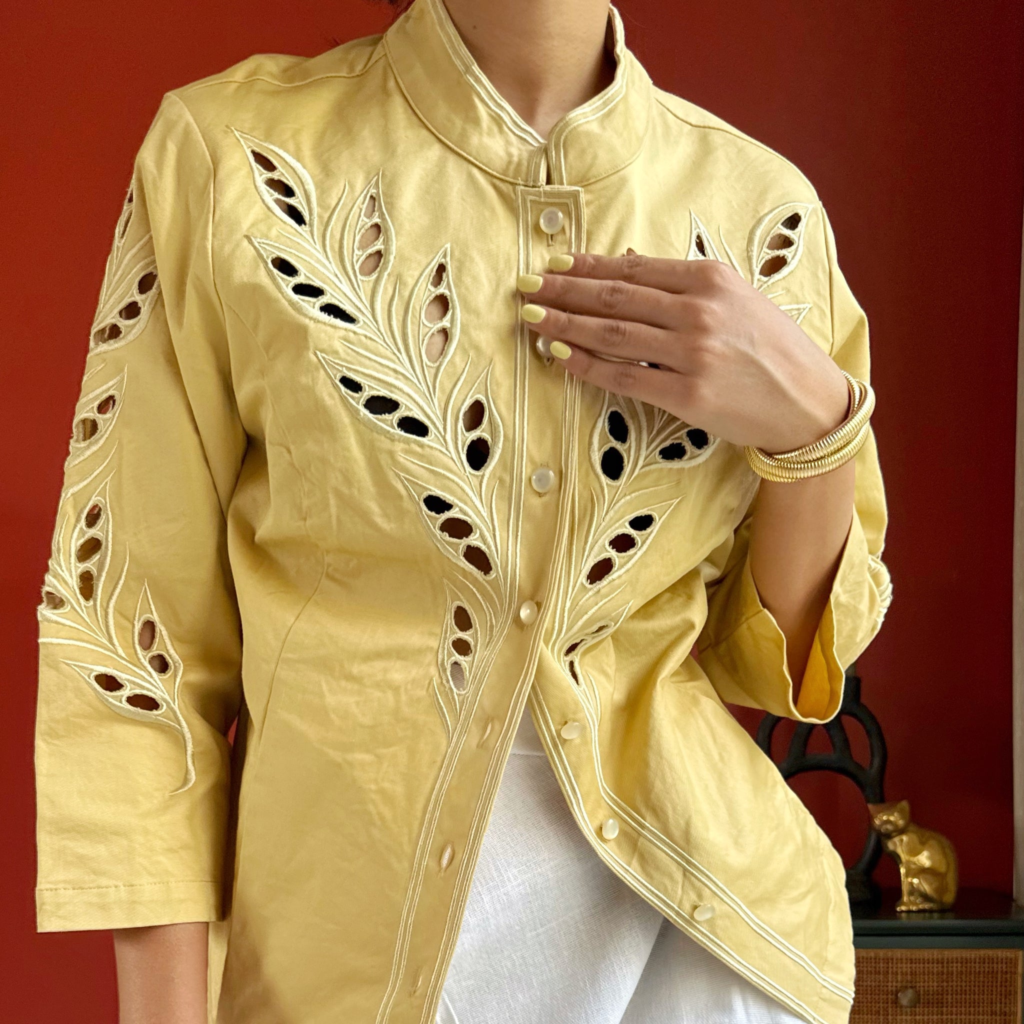 '90s Bob Mackie Wearable Art Shirt