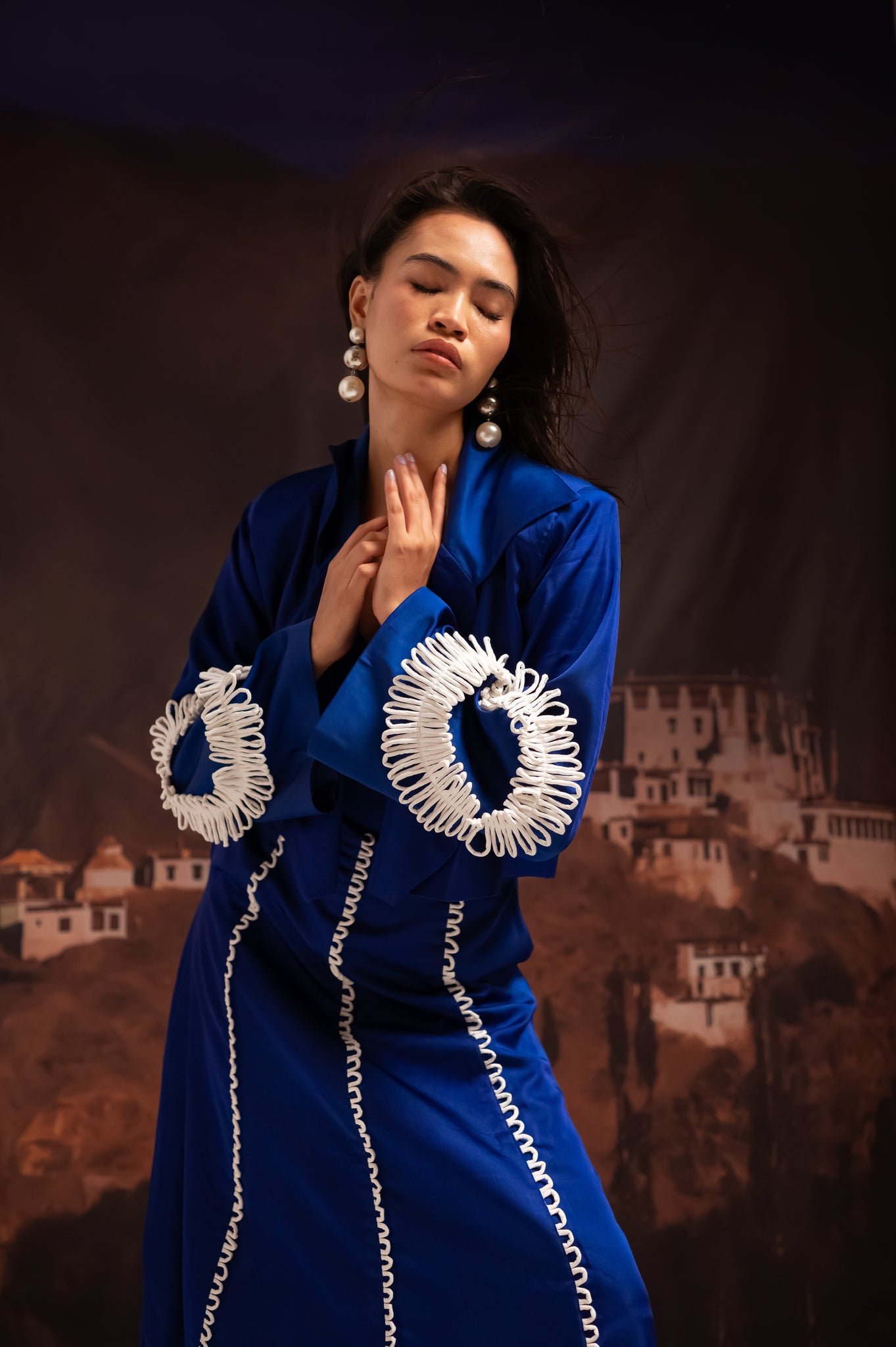 Namkha Crop Blazer