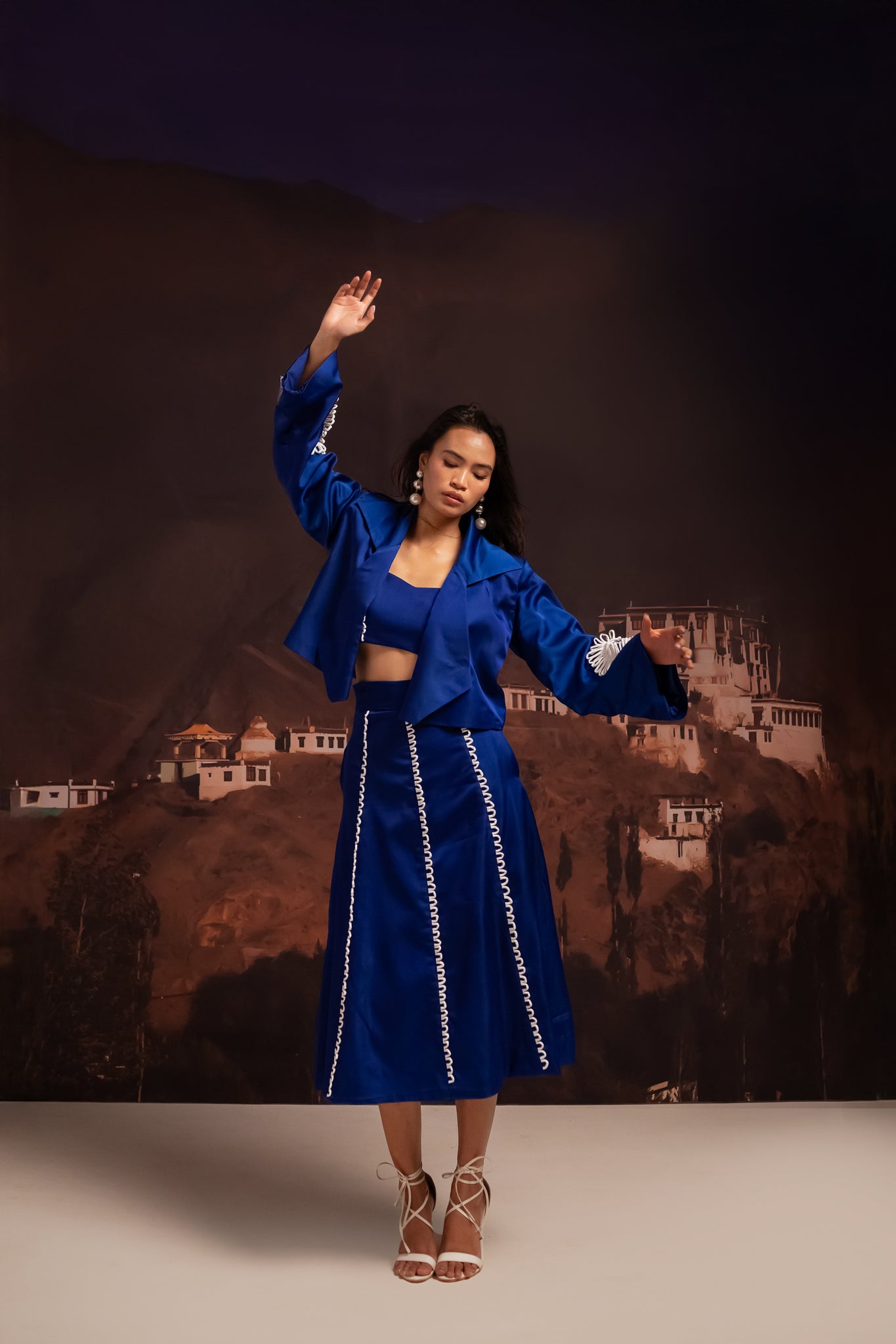 Namkha Crop Blazer