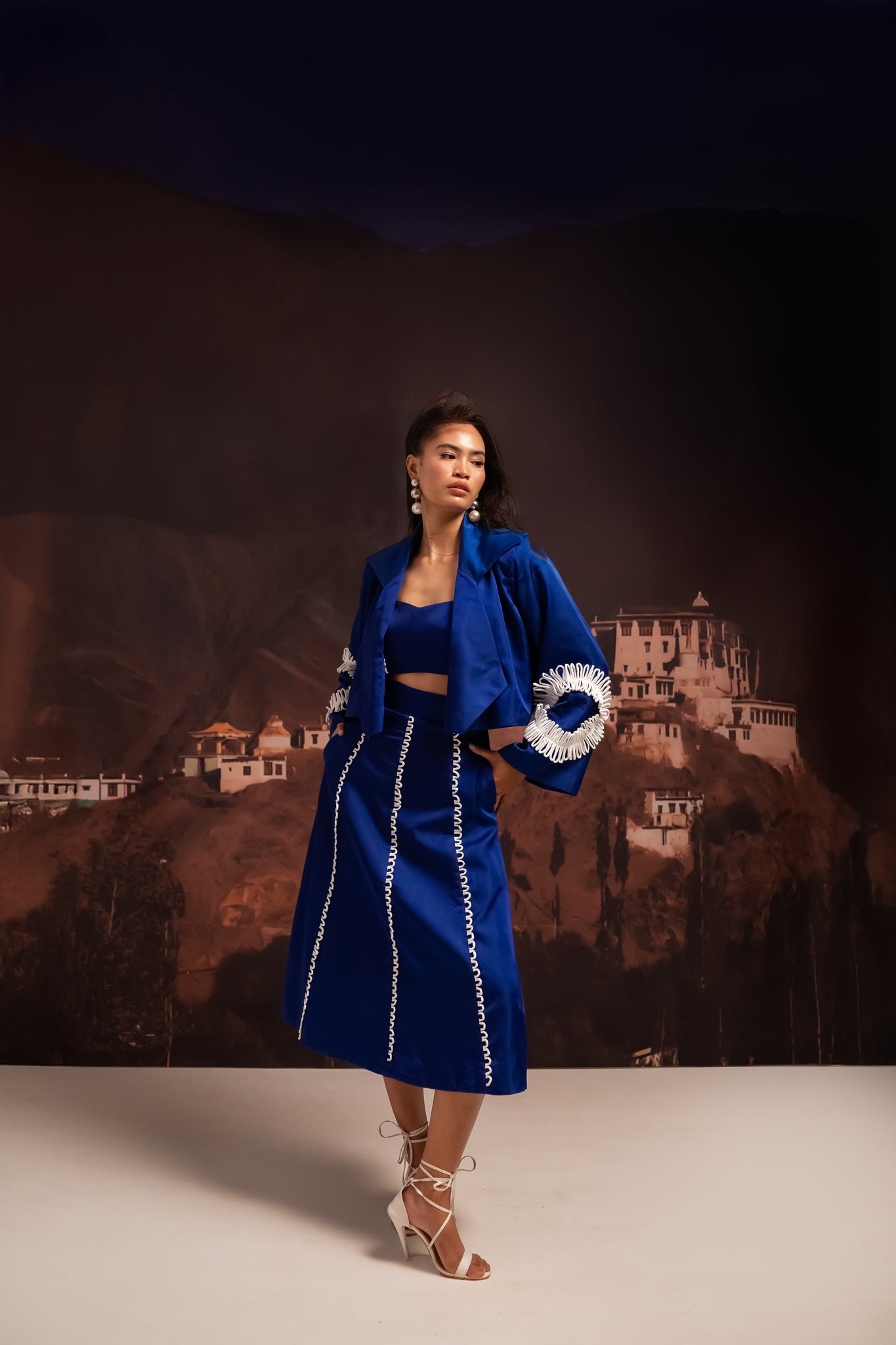 Namkha Crop Blazer