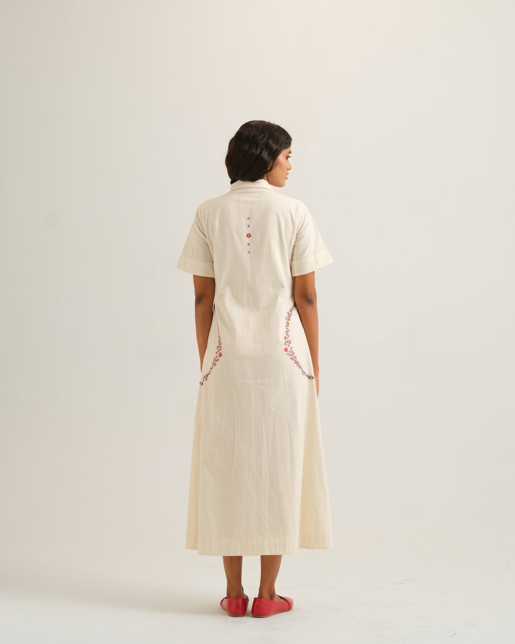 Circle Embroidered Dress