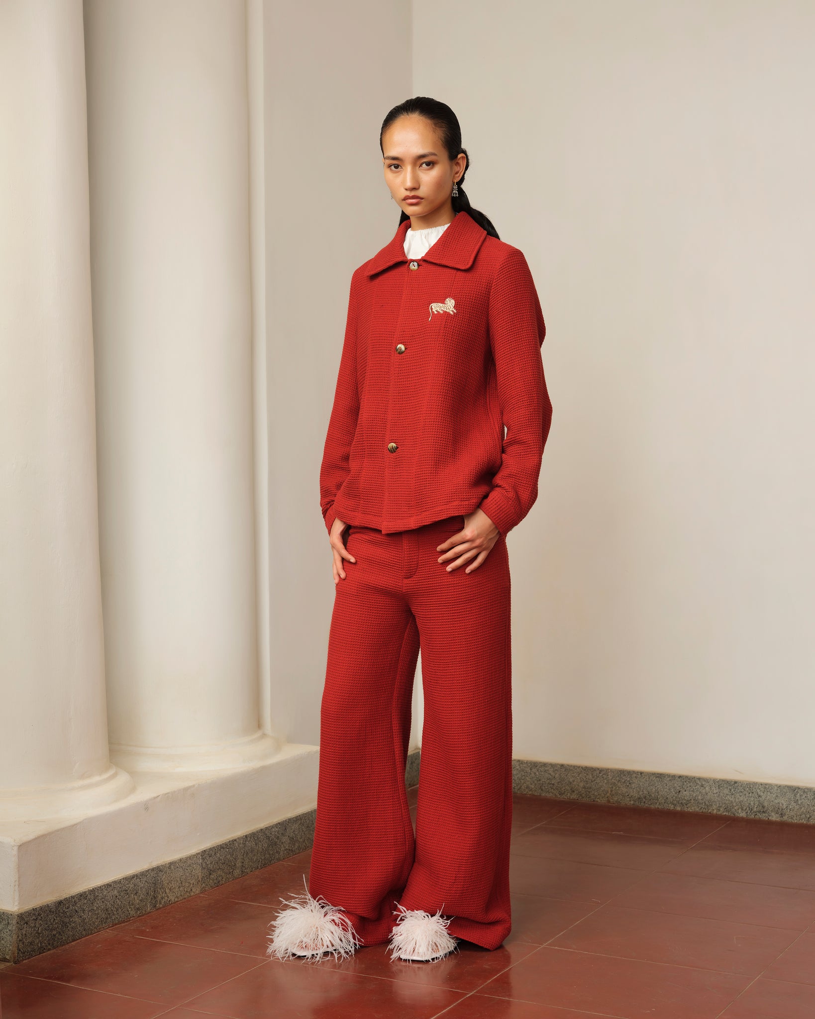 Waffle Weave Overjacket