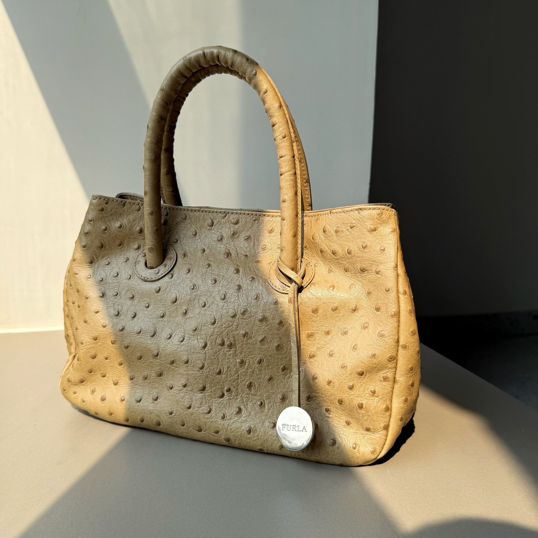 Furla Ostrich Bag