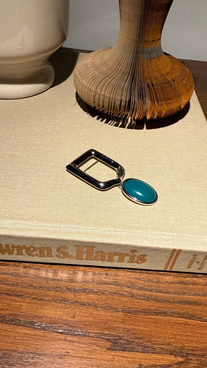Monet Silver Brooch