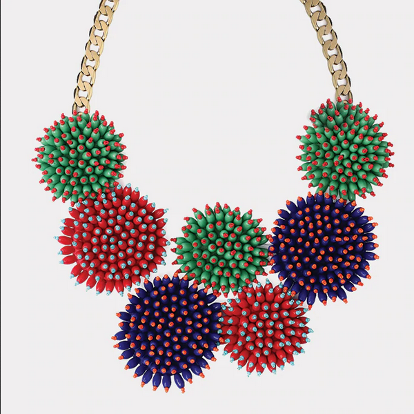 ANEMONE CLUSTER NECKLACE