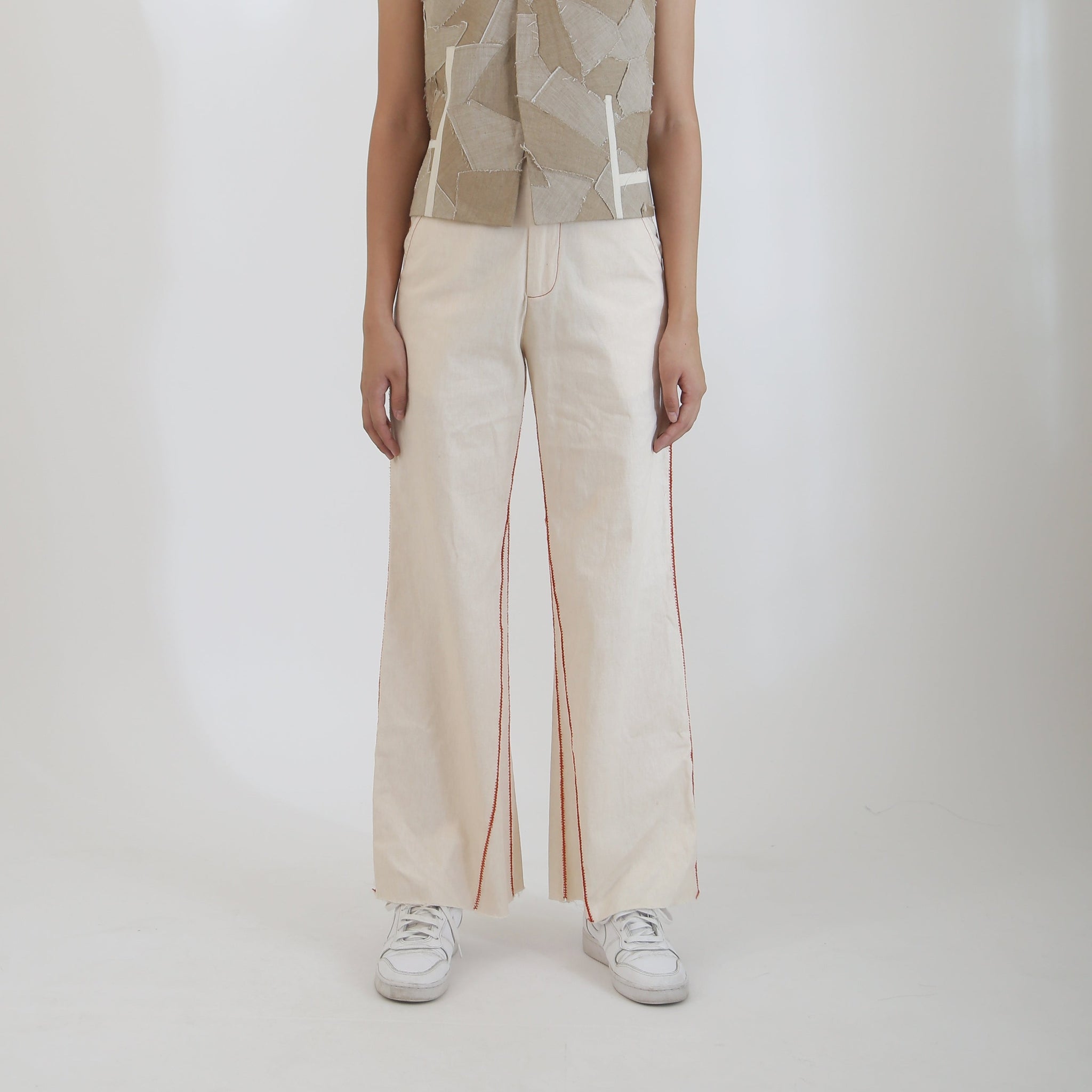 Mould Flare Pant Ivory