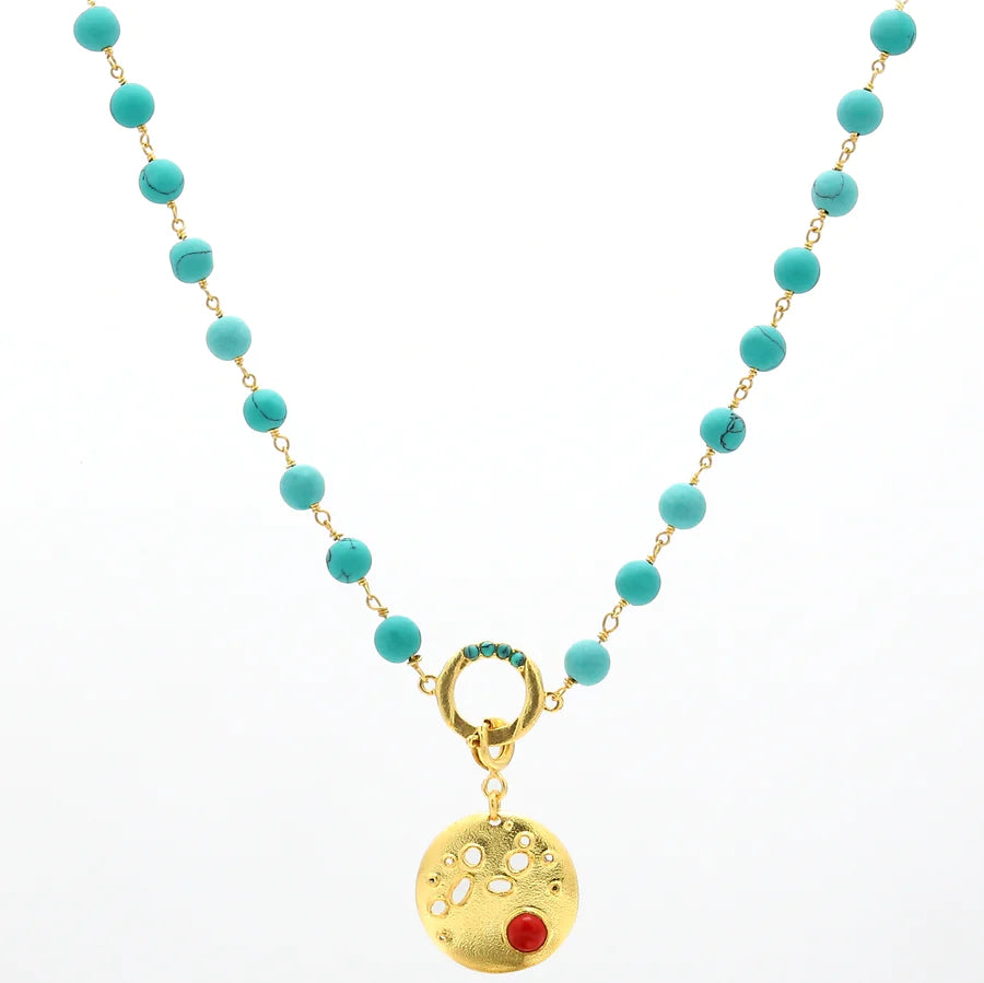Sequence Necklace with Single Charm